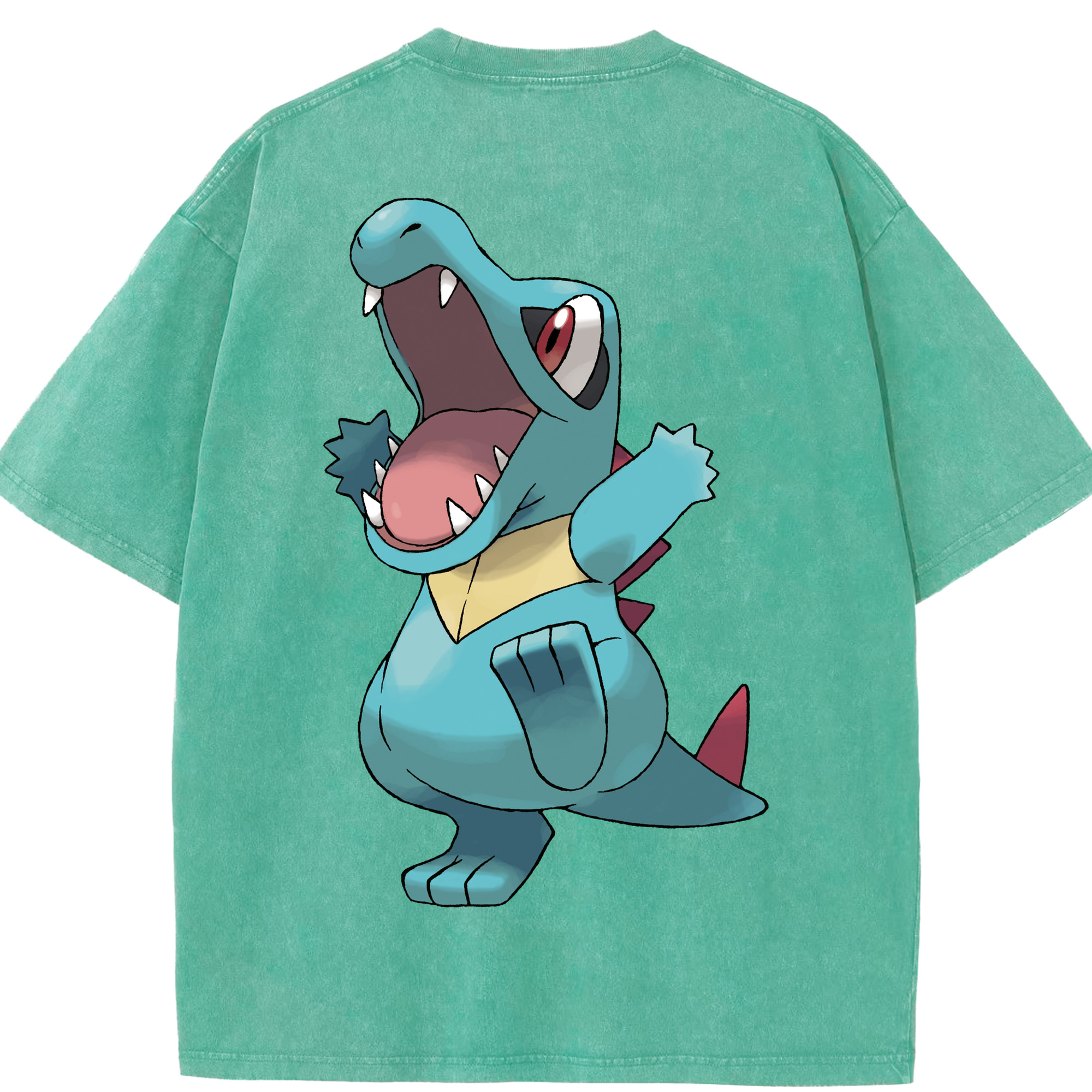 （画像用） ポケットモンスター Pokémon 綿100% ヴィンテージ風 半袖Tシャツ（背面プリント）
